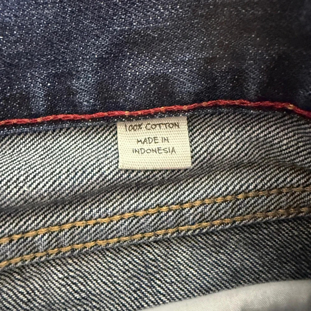 J.Crew Men's Vintage Slim Straight Dark Wash Jeans Style 17739 Size 33X32